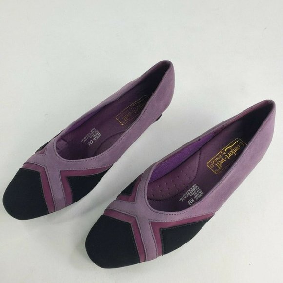 Comfort-well by Beacon Kitten Heels Multicolor Women's Slip On Pumps New - Picture 8 of 10